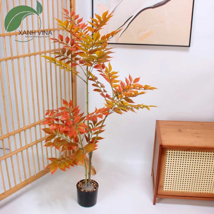 Cây sơn mài giả _ cây giả đẹp như thât
